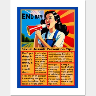 End Rape! Posters and Art